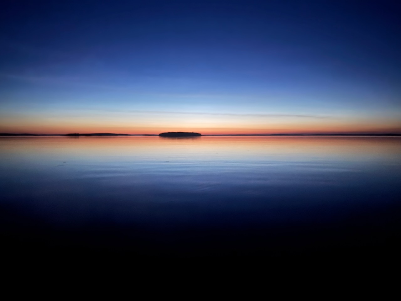 Sunrise from North Haven, Maine